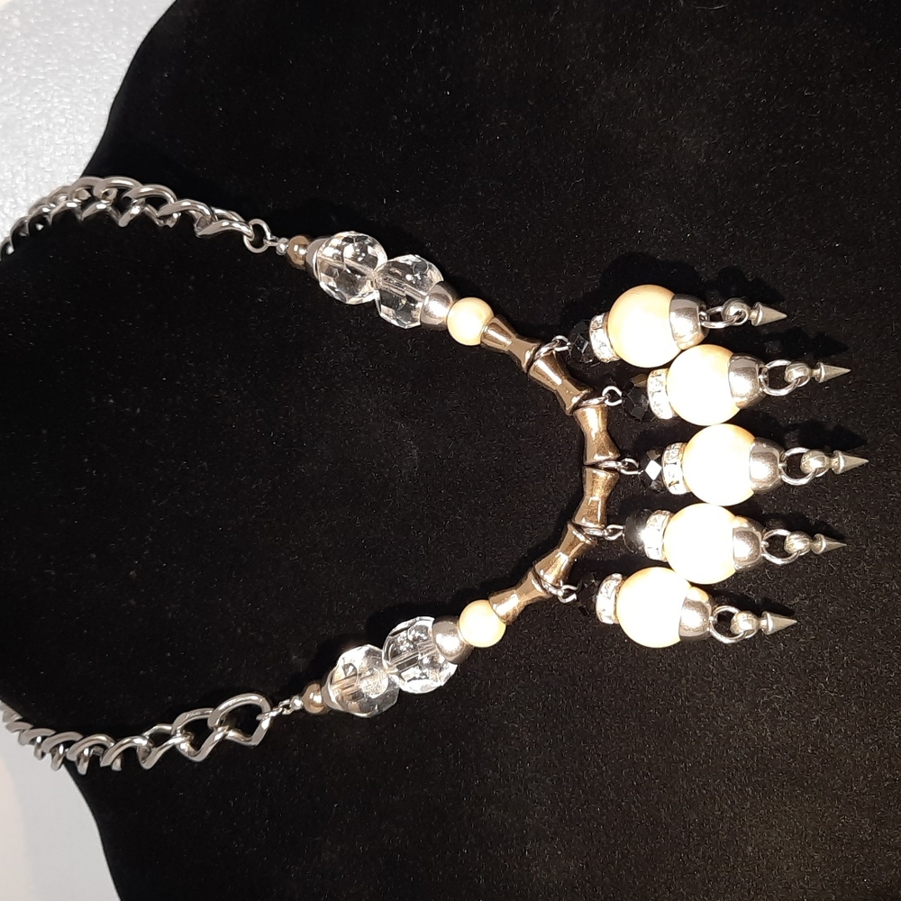 Funky necklace.